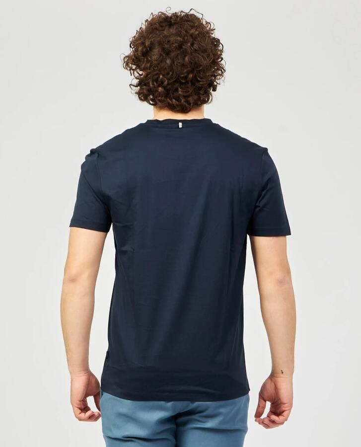 BOSS BLACK Heren Polo's & T-shirts Tessler 150 Donkerblauw - Foto 8