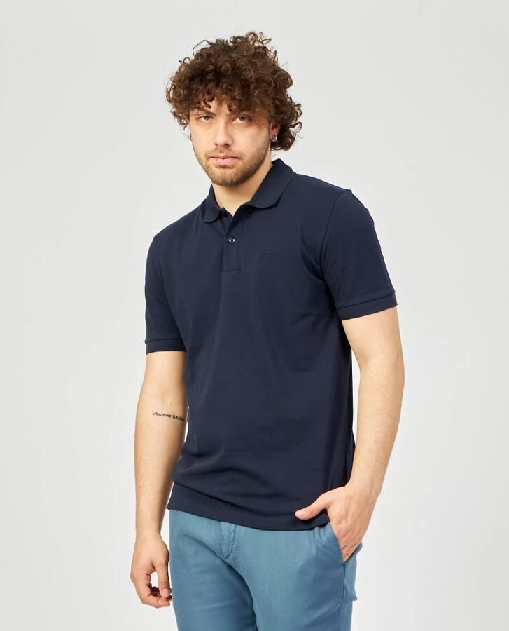 Hugo Boss Donkerblauwe Polo Met Korte Mouwen Blue Heren - Foto 9