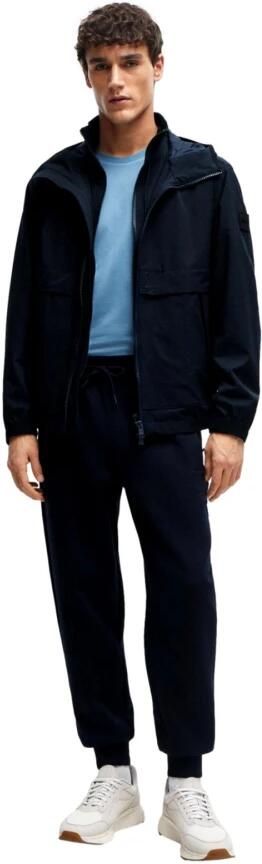 Hugo Boss Thompson 01 Blauw Katoen Logo T-shirt Blue Heren - Foto 3