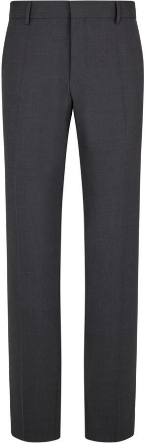 Hugo Boss Tijdloze Businessbroek van Premium Wol Gray Heren