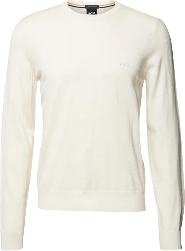Boss Gebreide pullover van scheerwol met labelstitching model 'Otto' - Foto 9