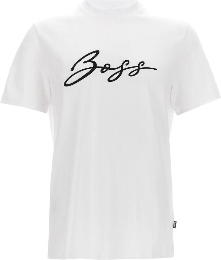 Hugo Boss Witte Jersey Shirt voor Mannen White Heren - Foto 3