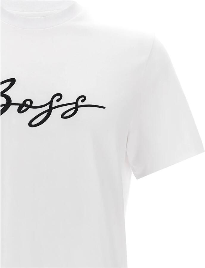 Hugo Boss Witte Jersey Shirt voor Mannen White Heren - Foto 2