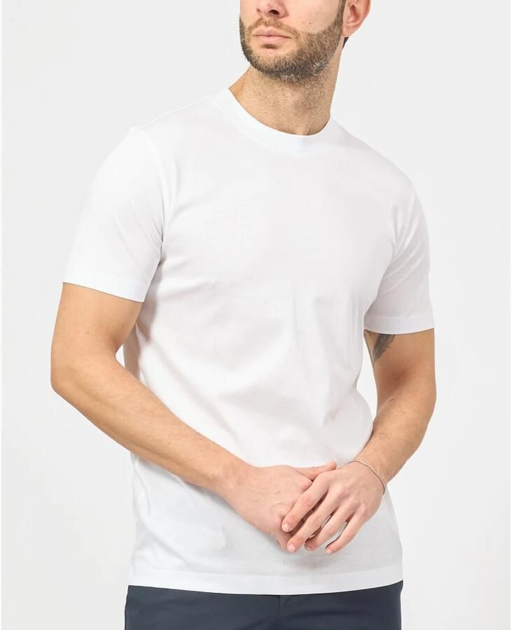 Boss Heren T-Shirt Lente Zomer Collectie 100% Katoen White Heren - Foto 7