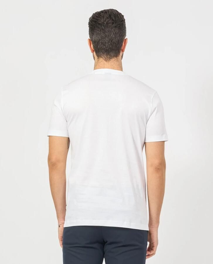 Boss Heren T-Shirt Lente Zomer Collectie 100% Katoen White Heren - Foto 10