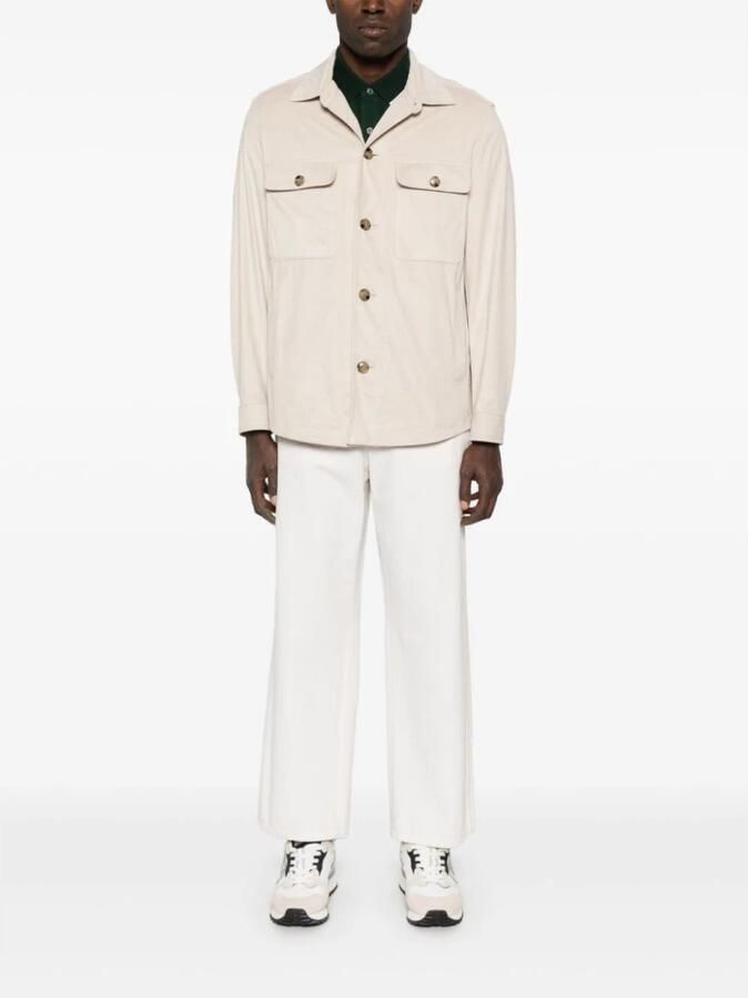 Boss Regular fit overhemdjack met paspelzakken op de borst model 'Hutson' - Foto 10