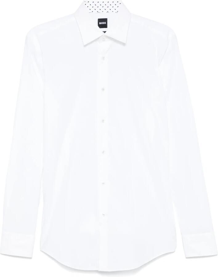 Boss Regular fit zakelijk overhemd met knoopsluiting model 'Hank'