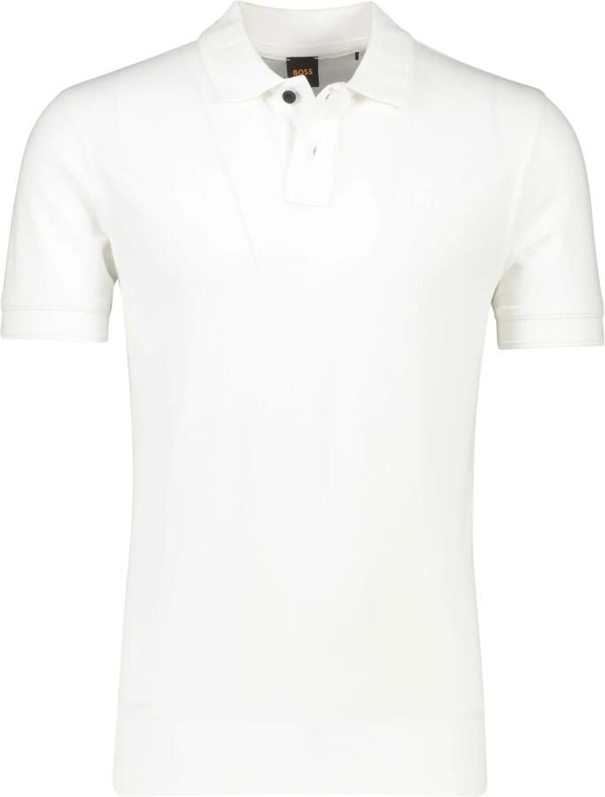 Boss Orange Slim fit poloshirt met korte knoopsluiting model 'Prime' - Foto 6