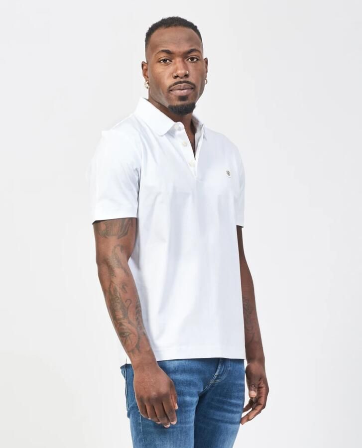 Boss Slim fit poloshirt met labelpatch model 'Parris'