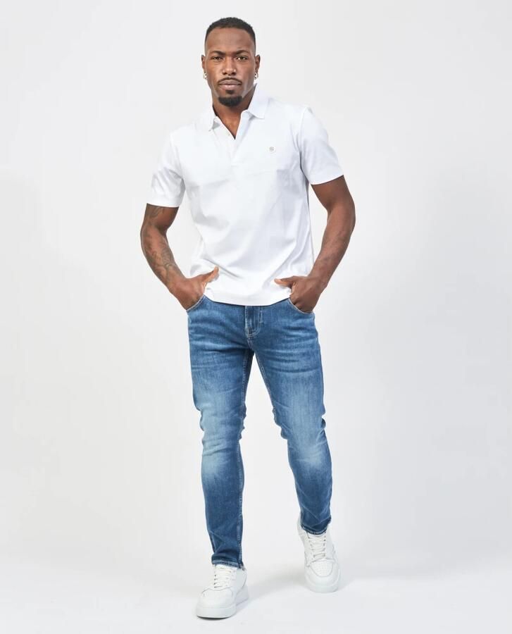 Boss Slim fit poloshirt met labelpatch model 'Parris' - Foto 2