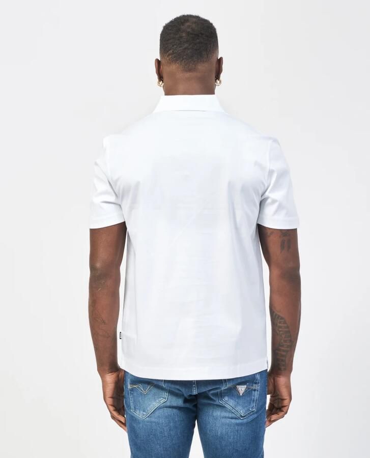 Boss Slim fit poloshirt met labelpatch model 'Parris' - Foto 4