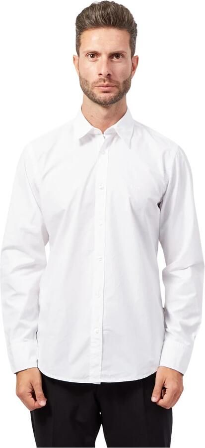 Hugo Boss Witte Regular Fit Overhemd met Geborduurd Logo White Heren - Foto 11
