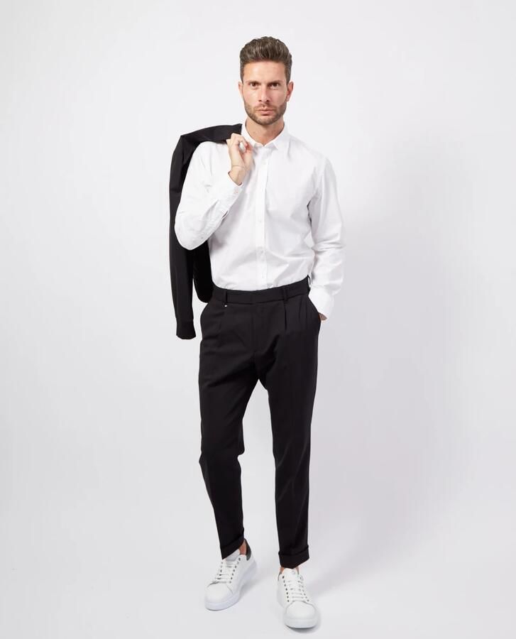 Hugo Boss Witte Regular Fit Overhemd met Geborduurd Logo White Heren - Foto 3