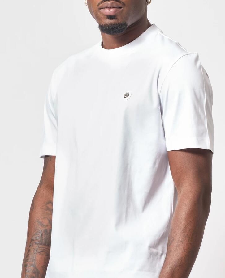 Hugo Boss Katoenen T-shirt met geborduurd logo White Heren - Foto 3