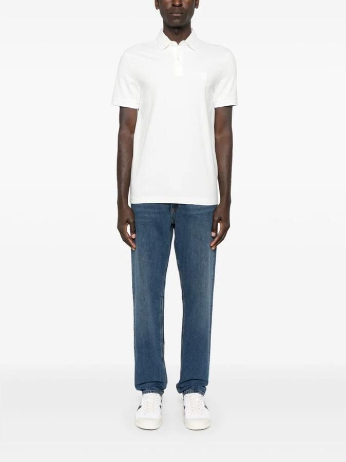 Hugo Boss Korte mouwen katoenen poloshirtcollectie White Heren - Foto 3