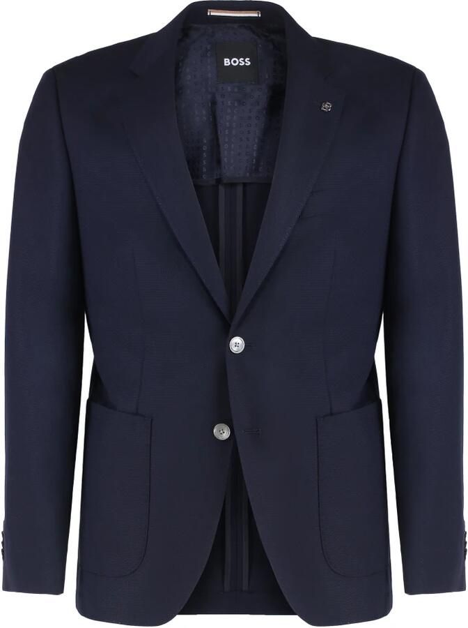 Boss Black Colbert H-Janson Stijlvol Zwart Overhemd Blue Heren - Foto 4