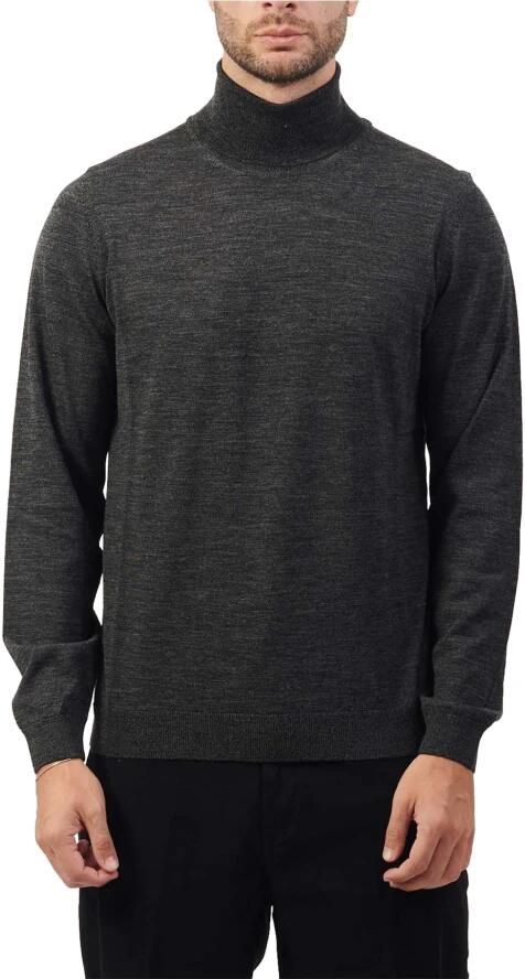 Hugo Boss Heren Slim Fit Coltrui met Hoge Kraag Black Heren - Foto 14