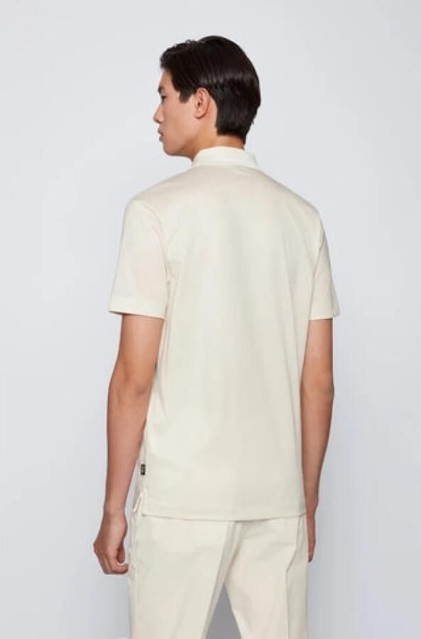 Boss Slim fit poloshirt met labeldetail model 'Press' - Foto 9