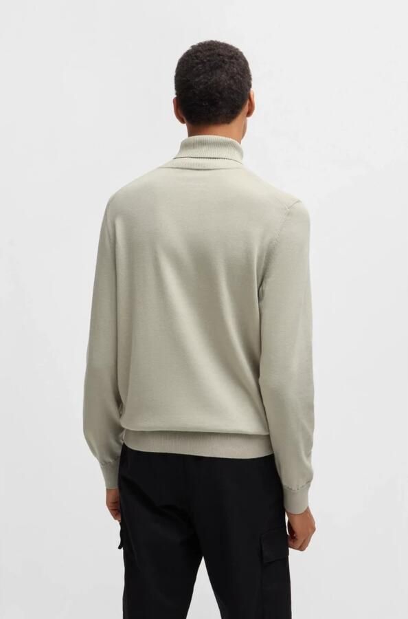 Hugo Boss Heren Trui Herfst Winter Collectie Katoen Kasjmier Mix Beige Heren - Foto 5