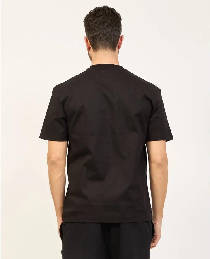 Hugo Boss Zachte Zwarte T-shirt met Verstoord Logo Black Heren - Foto 3
