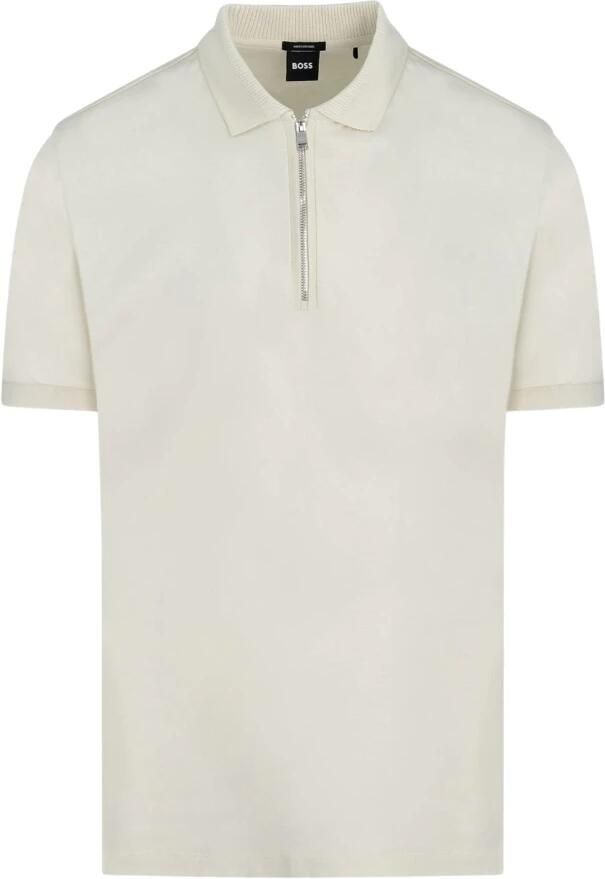 Boss Slim fit poloshirt met labeldetail model 'Polston' - Foto 3
