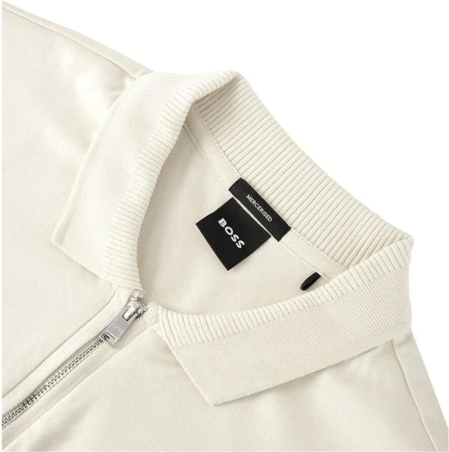 Boss Slim fit poloshirt met labeldetail model 'Polston'