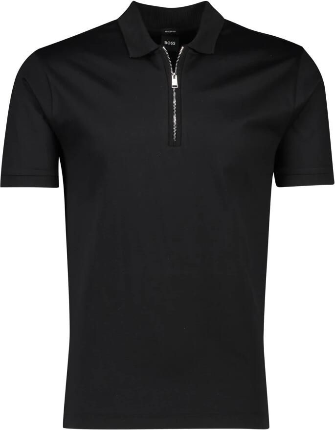 Boss Slim fit poloshirt met labeldetail model 'Polston'