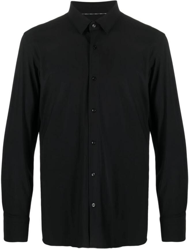 Boss Slim fit zakelijk overhemd van fijn twill met stretch - Foto 8