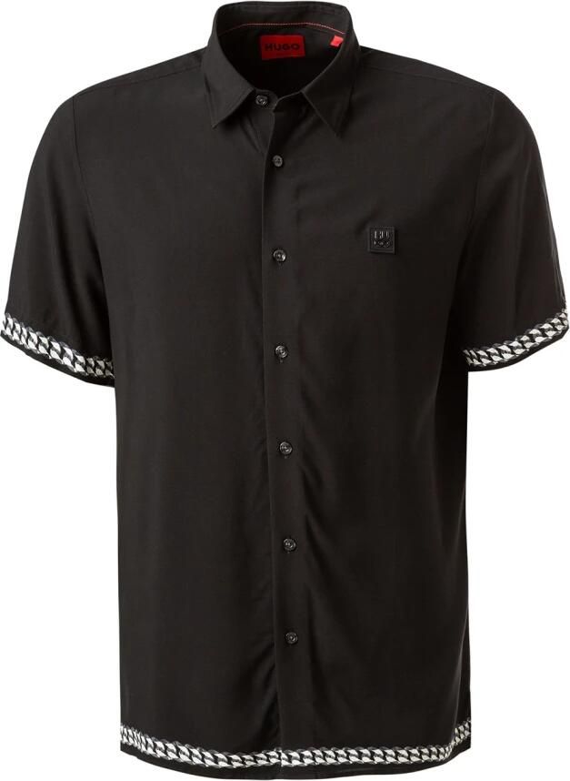 HUGO Straight fit vrijetijdsoverhemd van viscose model 'Ebor' - Foto 4