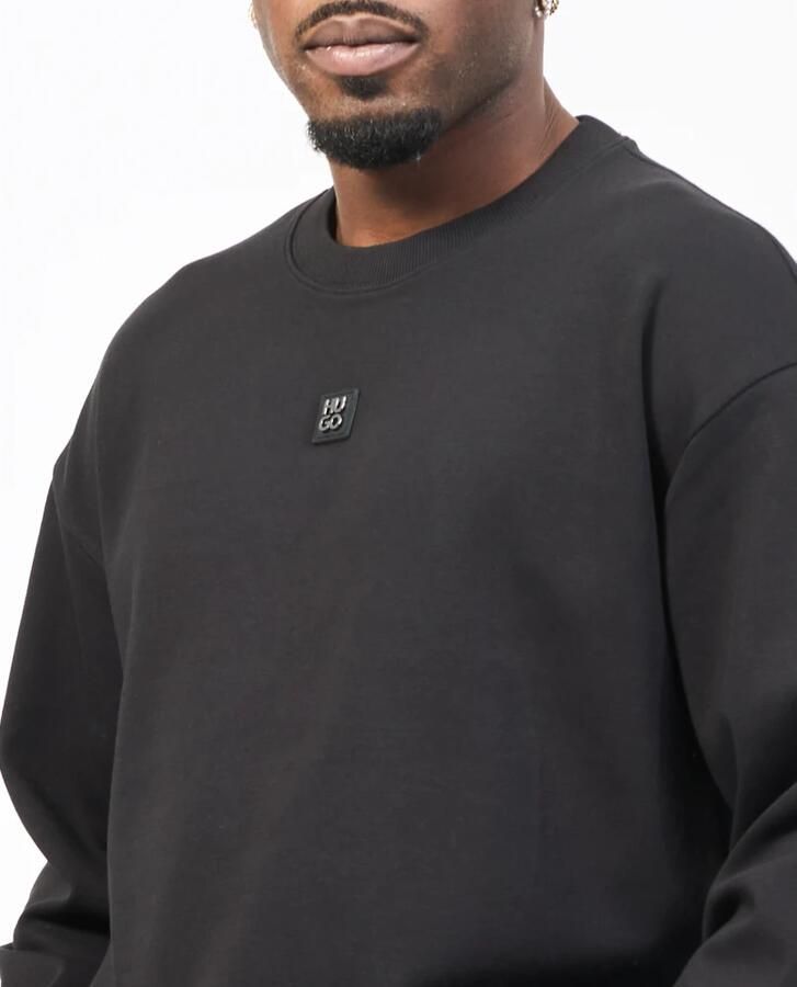 Hugo Boss Zwarte Crewneck Sweater Stijlvol Logo Black Heren - Foto 4