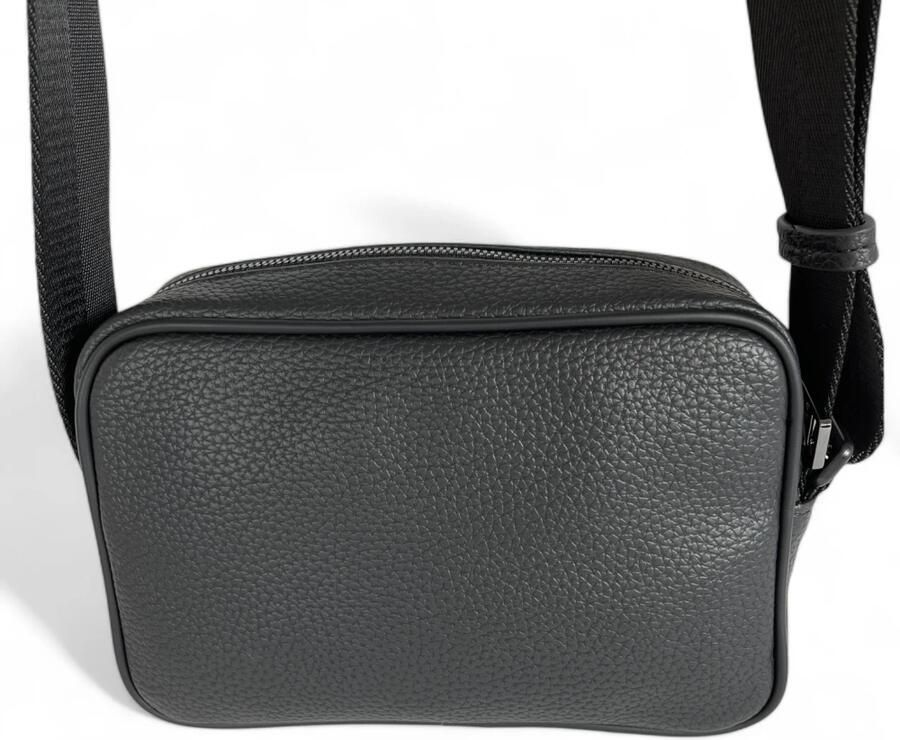 Hugo Boss Zwarte Crossbody Reporter Tas voor Heren Black Heren