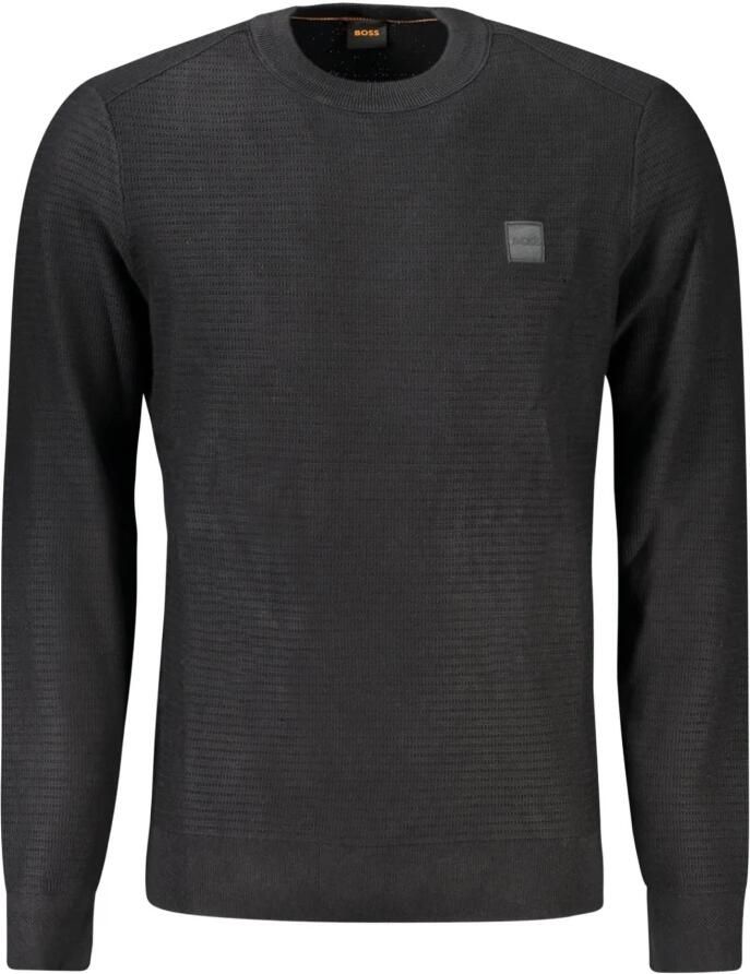 Boss Orange Gebreide trui Anion met contrasterende strepen aan de binnenkant van de halslijn