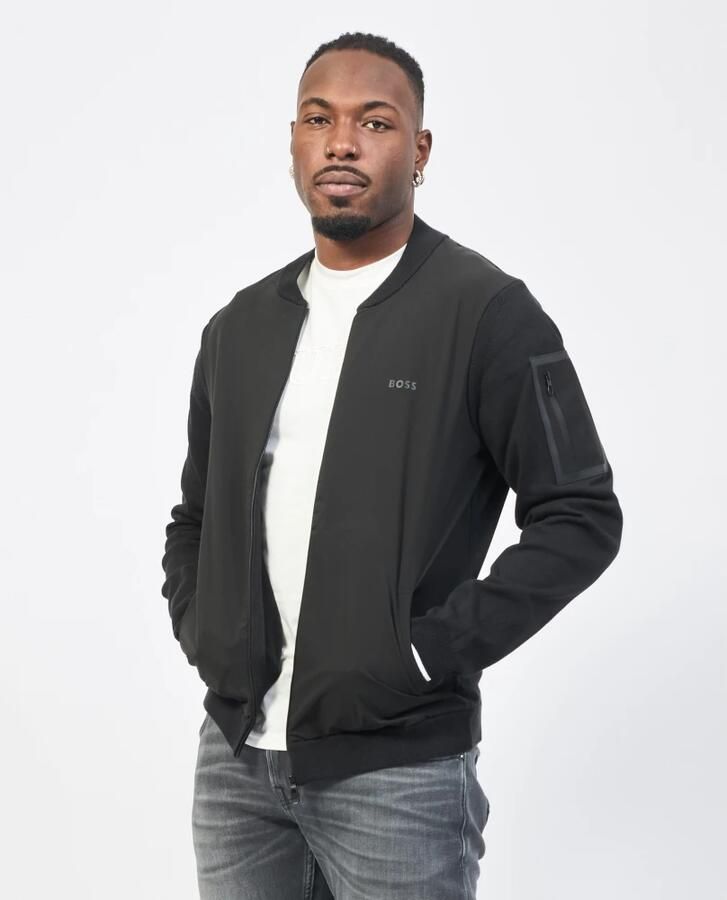 BOSS GREEN Blousejasje K Ever-X HY met mouwzakje - Foto 4