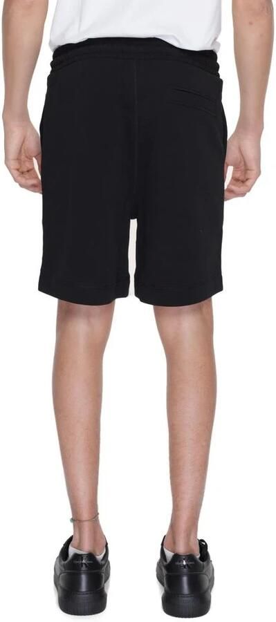 Hugo Boss Stijlvolle zwarte shorts met vetersluiting en zakken Black Heren - Foto 4