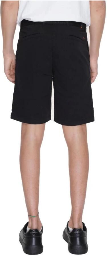 Hugo Boss Zwarte katoenen shorts met ritssluiting Black Heren - Foto 3
