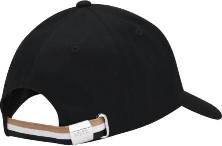 Hugo Boss Zwarte Katoenen Twill Klep Pet Black Heren - Foto 2