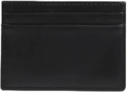 Boss Zwarte Faux Leren Portemonnee Eenvoudig Ontwerp Black Heren