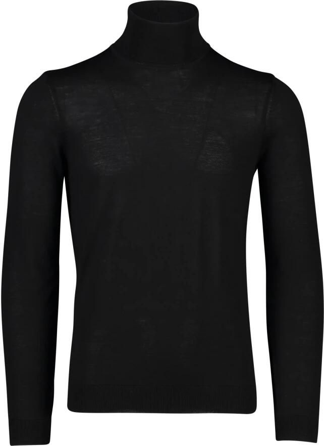 Hugo Boss Heren Slim Fit Coltrui met Hoge Kraag Black Heren - Foto 7