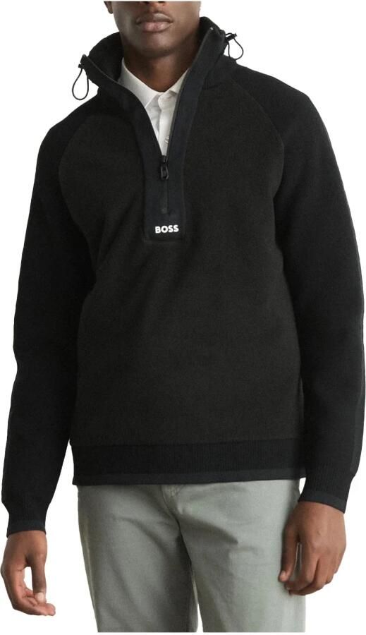 Hugo Boss Zwarte Polar Sweatshirt Zartic Stijl Black Heren - Foto 3