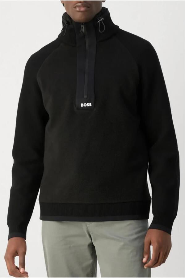 Hugo Boss Zwarte Polar Sweatshirt Zartic Stijl Black Heren - Foto 2