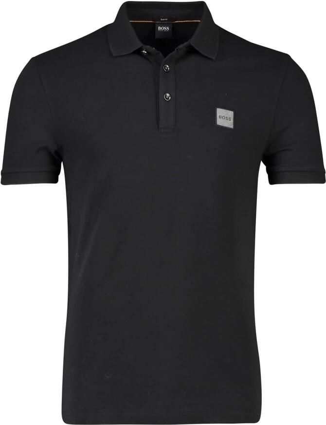 Hugo Boss Zwarte polo met korte mouwen Black Heren - Foto 4