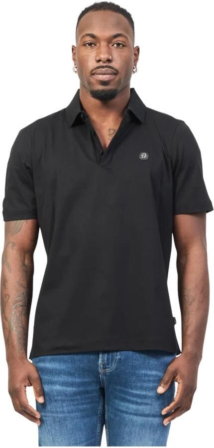 Hugo Boss Zwarte Polo Shirt met Monogram Patch Black Heren - Foto 5