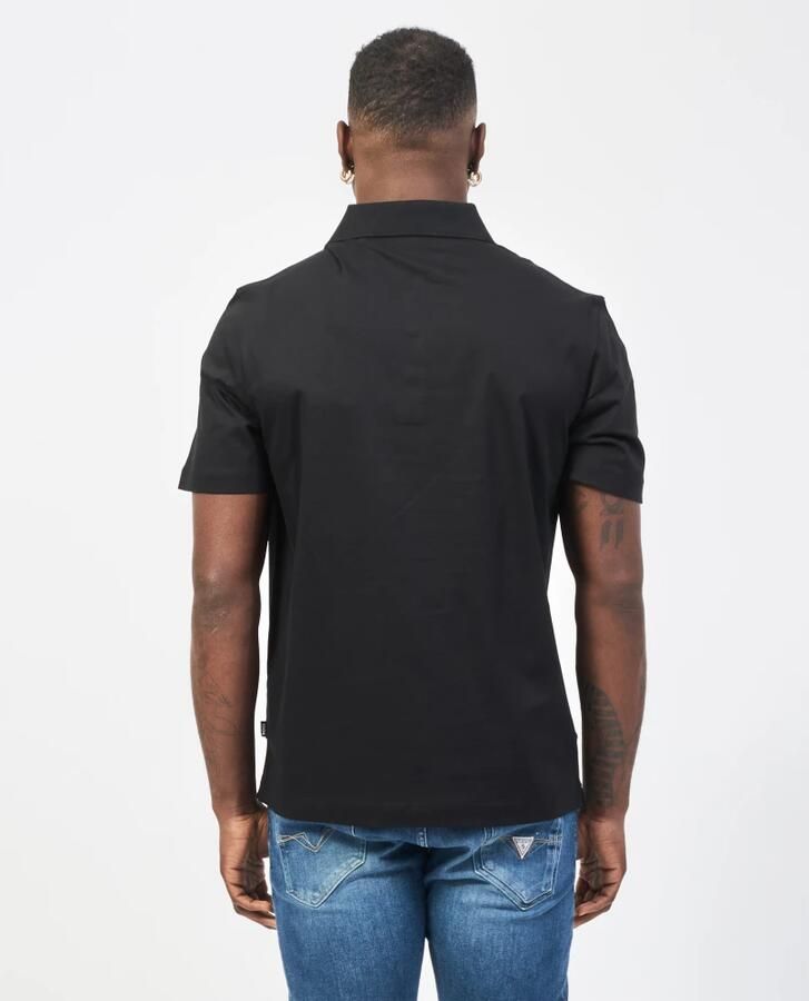 Hugo Boss Zwarte Polo Shirt met Monogram Patch Black Heren - Foto 3