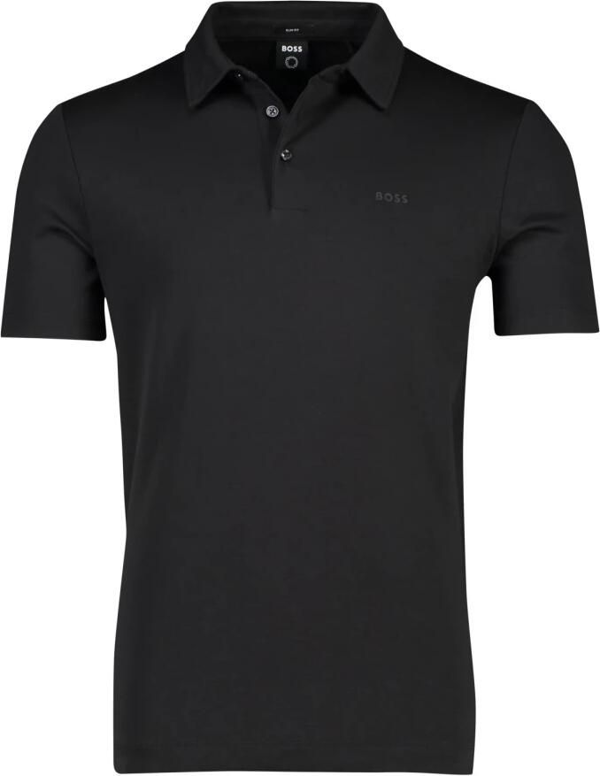 Hugo Boss Zwarte poloshirt met korte mouwen Black Heren - Foto 3