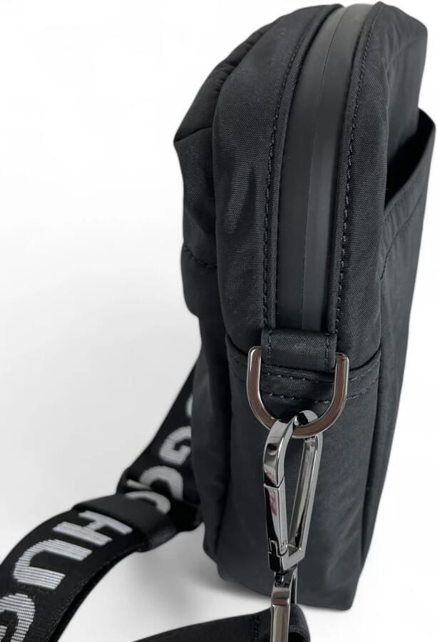 Hugo Boss Zwarte Reporter Tas met Rits voor Heren Black Dames - Foto 3