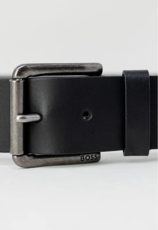 Boss Leren riem met doornsluiting in metallic model 'Joris' - Foto 2