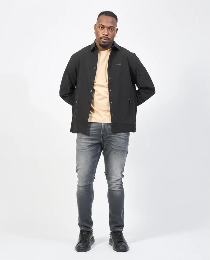 Hugo Boss Zwarte stretch overhemd met elleboogpatches Black Heren - Foto 2