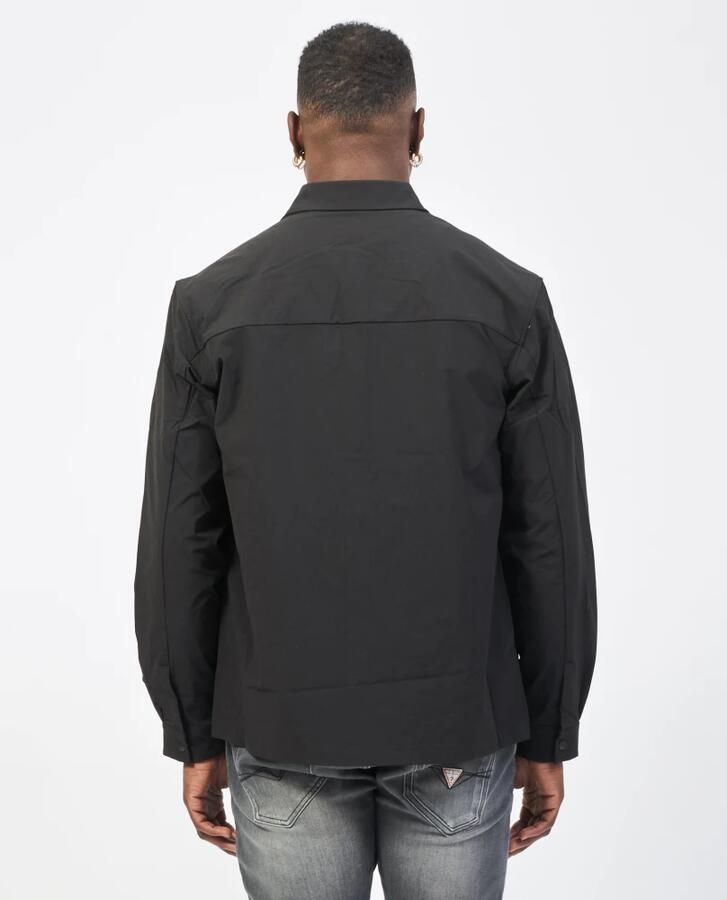 Hugo Boss Zwarte stretch overhemd met elleboogpatches Black Heren - Foto 4