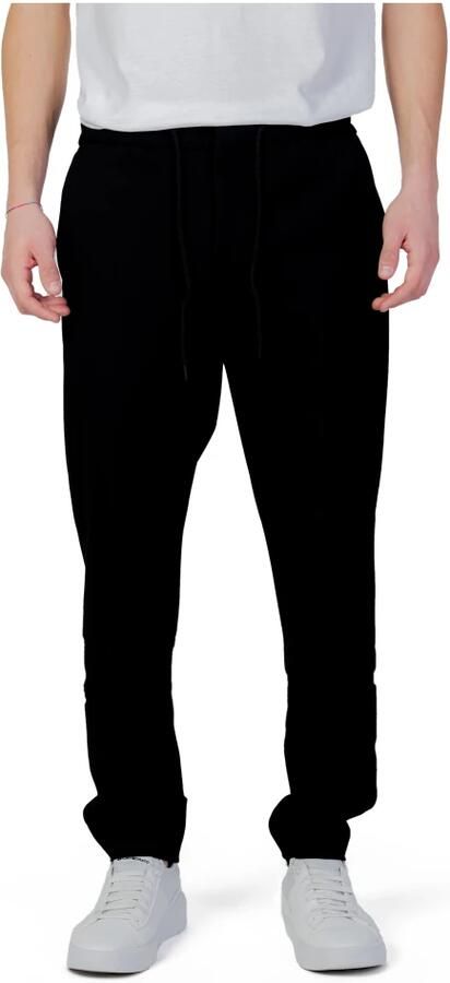 Hugo Boss Zwarte Vetersluiting Broek Heren Herfst Winter Black Heren - Foto 3