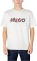 Hugo Boss Heren Wit Print T-shirt White Heren - Thumbnail 1